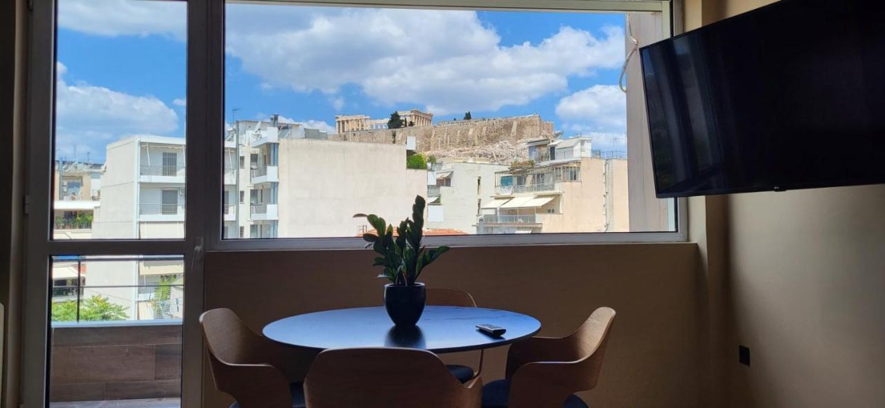 Lview Acropolis Lägenhet Aten Exteriör bild